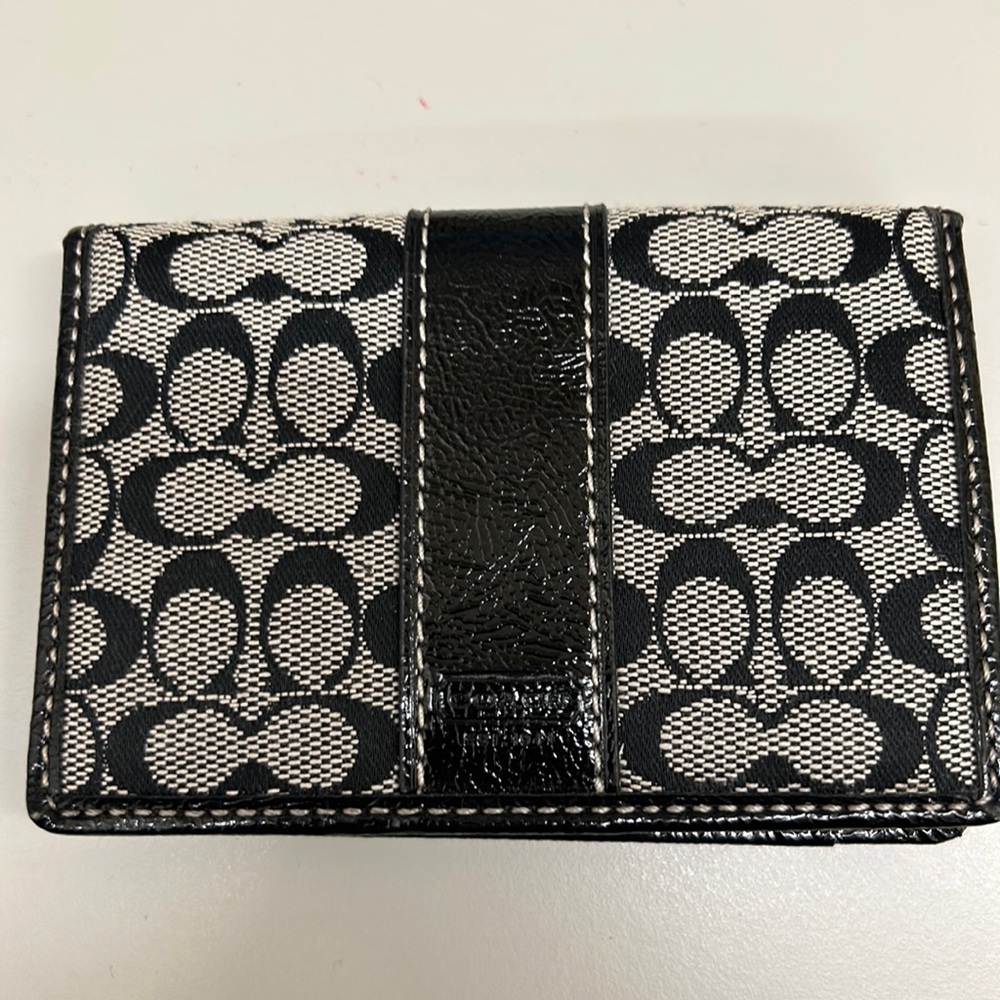 Coach Monogram Wallet Card Case
